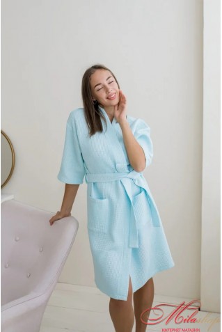 Вафельный женский халат COSY 102